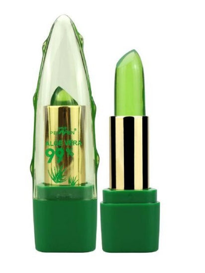 Aloe Vera Gel Color Changing Lipstick Gloss Moisturizer Anti-drying Desalination Fine-grain Lip Blam Care - 1PC | Jewelry Fitness Skincare