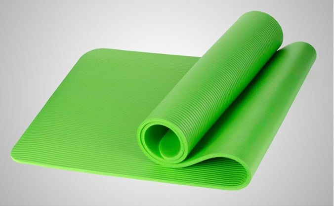 Eco-friendly NBR Yoga Mat - Green | Jewelry Fitness Skincare