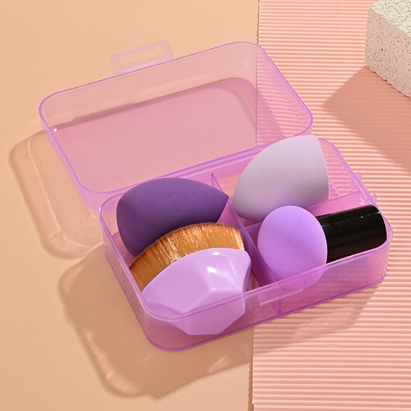 Beauty Blender Sponge Set - Makeup Applicator Sponges - Purple Combination | Jewelry Fitness Skincare