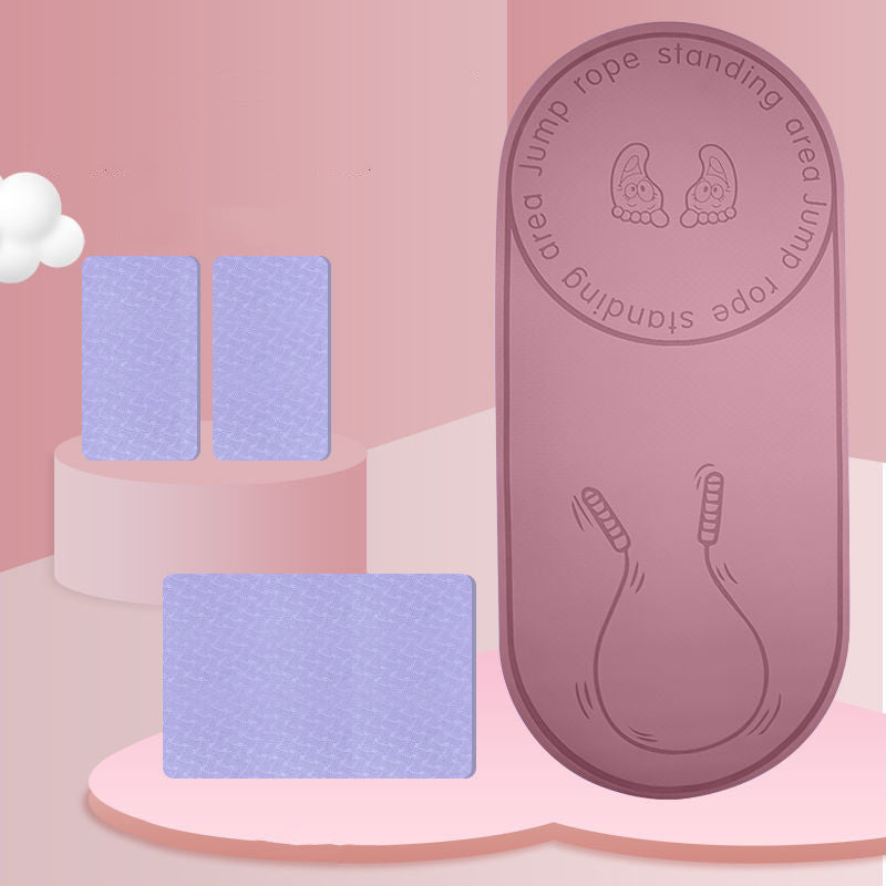 Fitness Mat Elasticity Rope Mat Durable Outdoor Yoga Mat Body Line Non-slip Mat Exercise Mute Yoga Mat High Density Board - Pink Yoga mat Cushion pad Plank sup | Jewelry Fitness Skincare