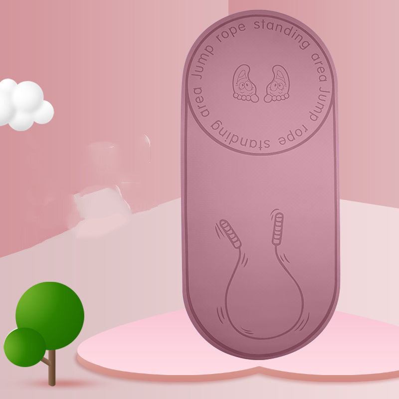 Fitness Mat Elasticity Rope Mat Durable Outdoor Yoga Mat Body Line Non-slip Mat Exercise Mute Yoga Mat High Density Board - Pink Yoga mat | Jewelry Fitness Skincare