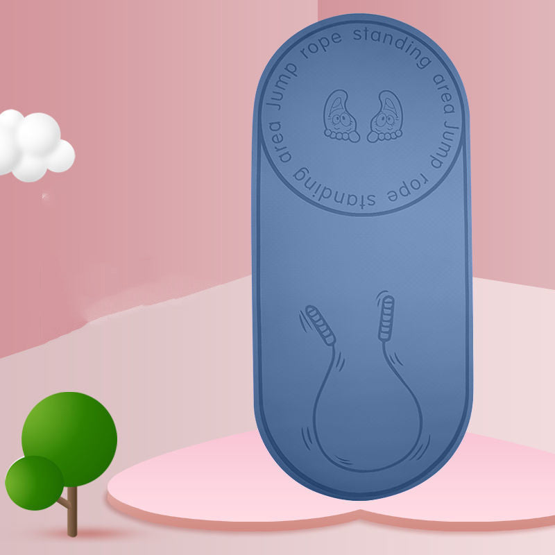 Fitness Mat Elasticity Rope Mat Durable Outdoor Yoga Mat Body Line Non-slip Mat Exercise Mute Yoga Mat High Density Board - Blue Yoga mat | Jewelry Fitness Skincare