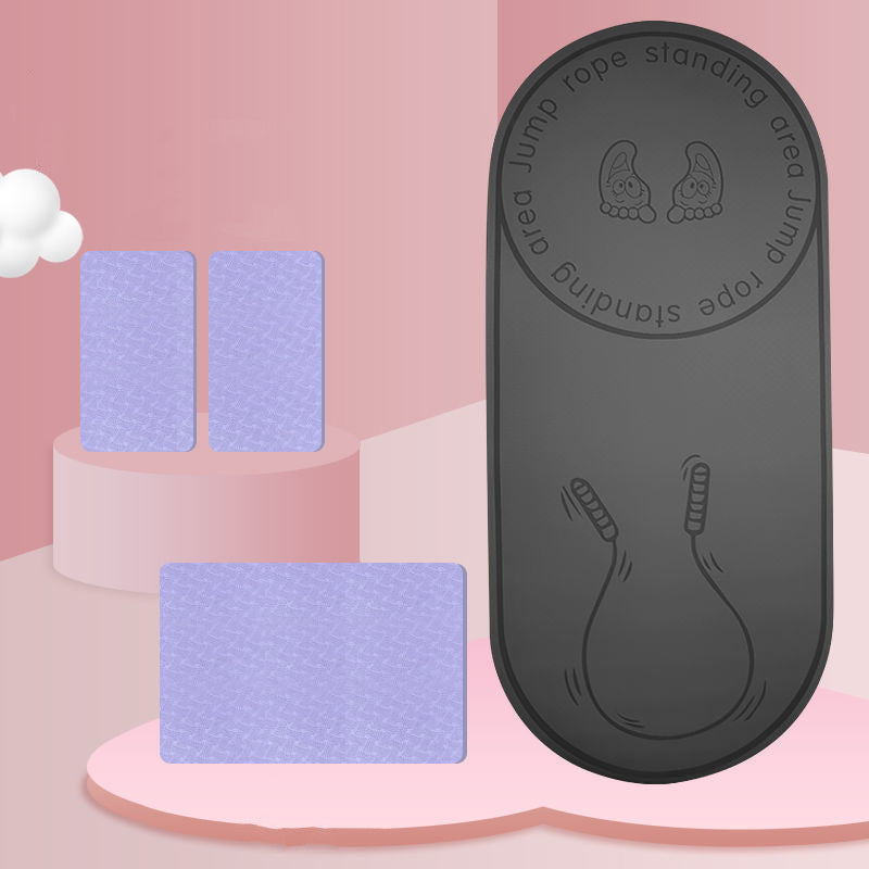 Fitness Mat Elasticity Rope Mat Durable Outdoor Yoga Mat Body Line Non-slip Mat Exercise Mute Yoga Mat High Density Board - Gray Yoga mat Cushion pad Plank sup | Jewelry Fitness Skincare