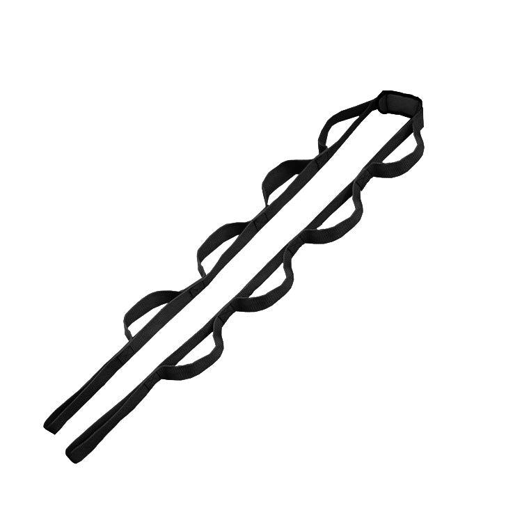 Portable Folding Yoga Stretch Band Resistance Band - Black | Jewelry Fitness Skincare