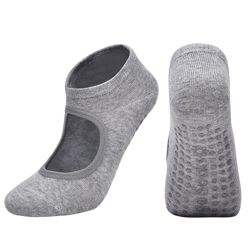 Yoga Auxiliary Products Fitness Body Non-slip Socks - Gray | Jewelry Fitness Skincare
