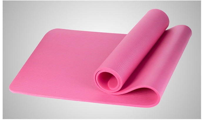 Eco-friendly NBR Yoga Mat - Pink | Jewelry Fitness Skincare