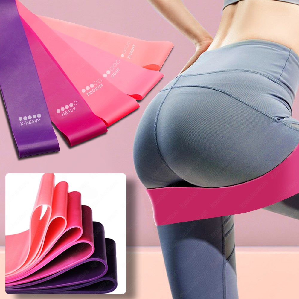 Resistance Bands Sealing Elastic Booty Sport Bodybuilding Rubber Band For Fitness Gym Leagues Equipment Sports Mini Yoga - | Jewelry Fitness Skincare