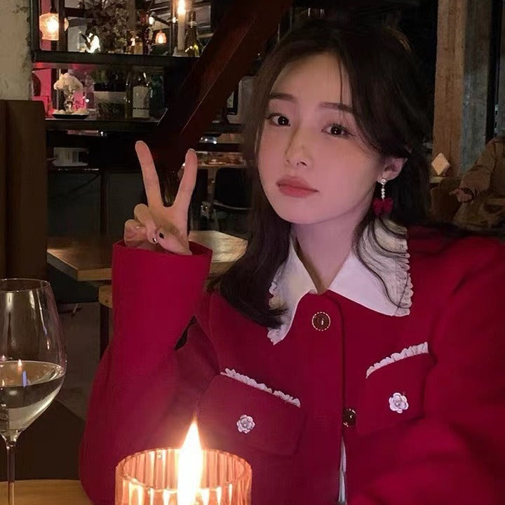 Red Velvet Earrings - Versatile Holiday & Winter Jewelry - | Jewelry Fitness Skincare