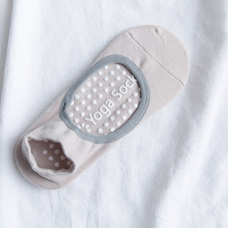 Yoga Auxiliary Products Fitness Body Non-slip Socks - Beige | Jewelry Fitness Skincare