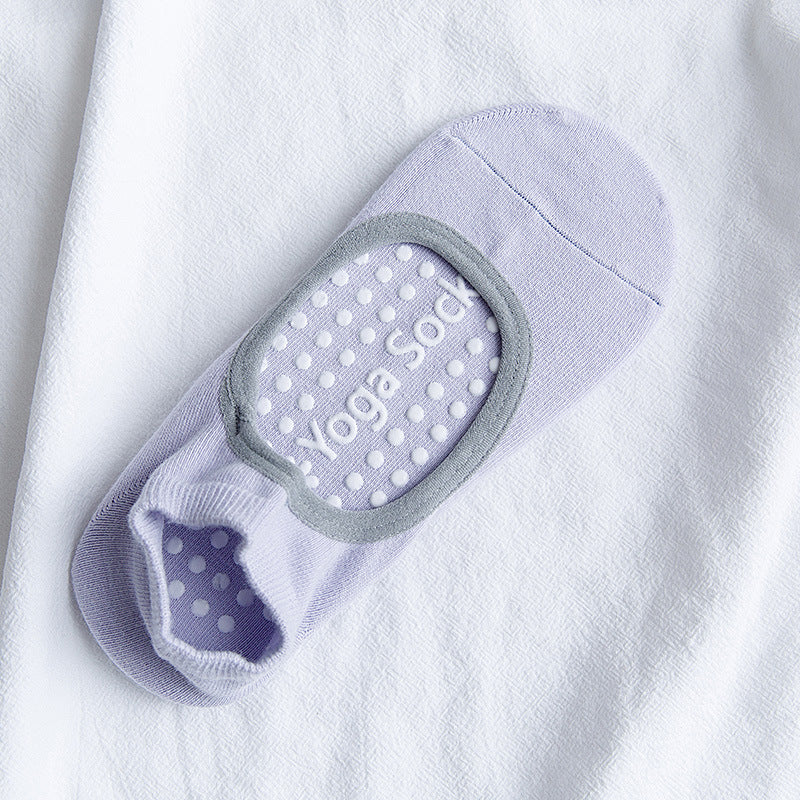 Yoga Auxiliary Products Fitness Body Non-slip Socks - Light Purple | Jewelry Fitness Skincare