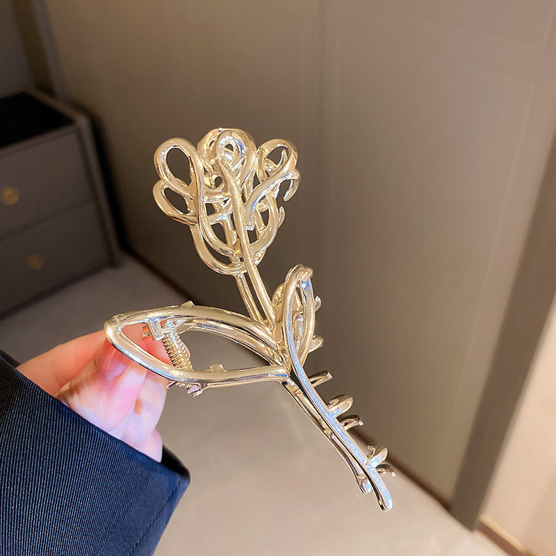 Diamond-encrusted Pearl Wheat-spike Lily-of-the-valley Tassel Hair Clip - 14 Golden | Jewelry Fitness Skincare